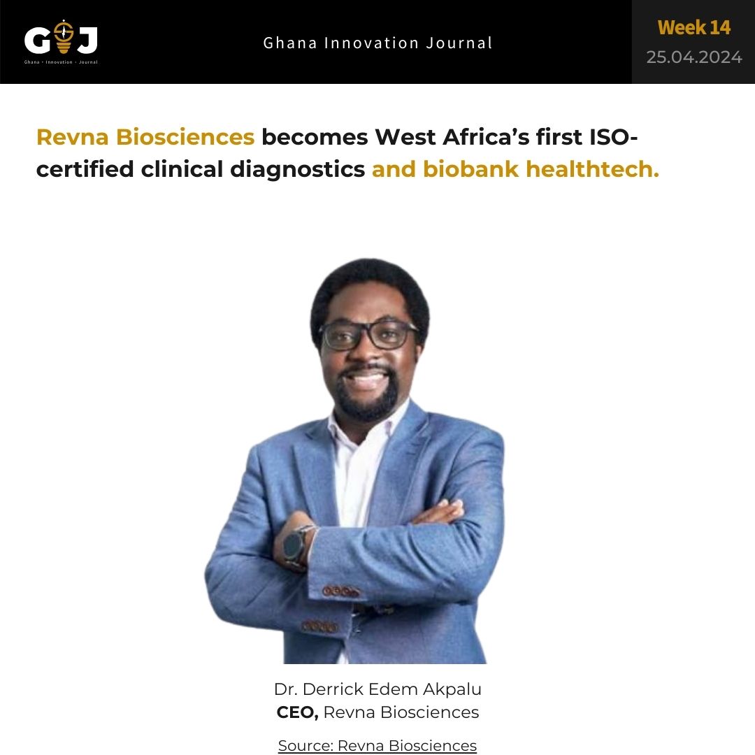 Revna Biosciences becomes West Africa’s first ISO-certified clinical diagnostics and biobank healthtech.