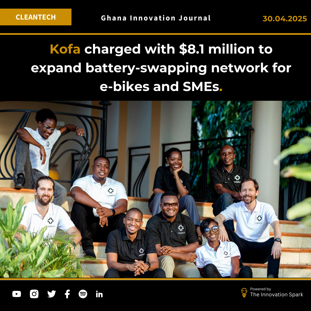 Kofa charged with $8.1 million to expand battery-swapping network for e-bikes and SMEs.