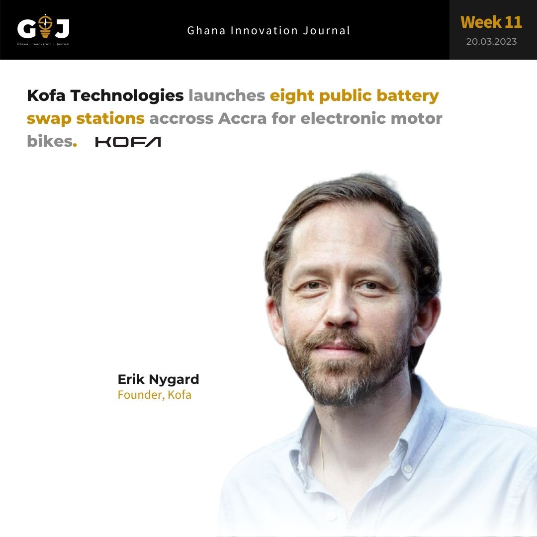 Kofa Technologies launches eight public battery swap stations across Accra for electronic motor bikes