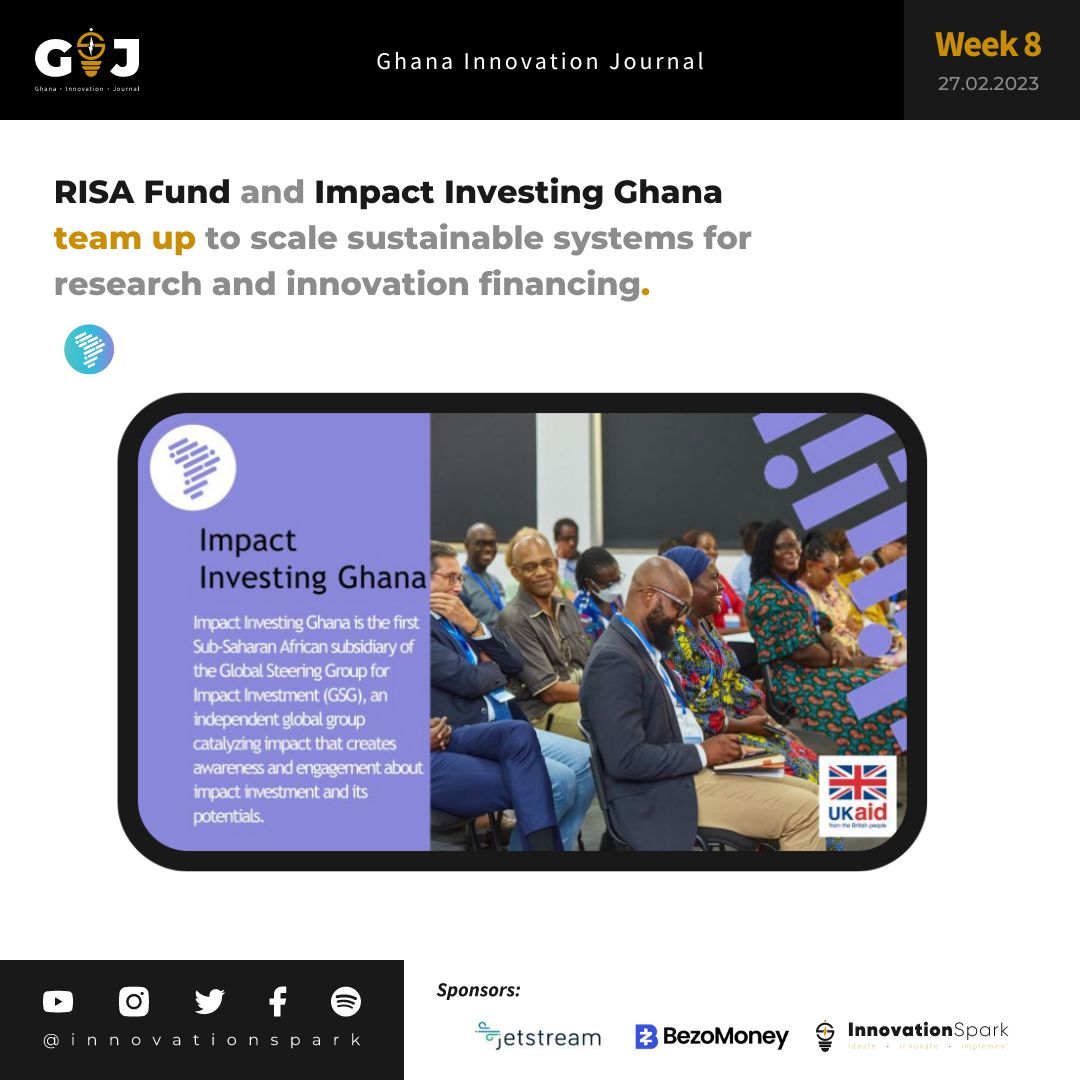 RISA Fund and Impact Investing Ghana team up to scale sustainable systems for research and innovation financing