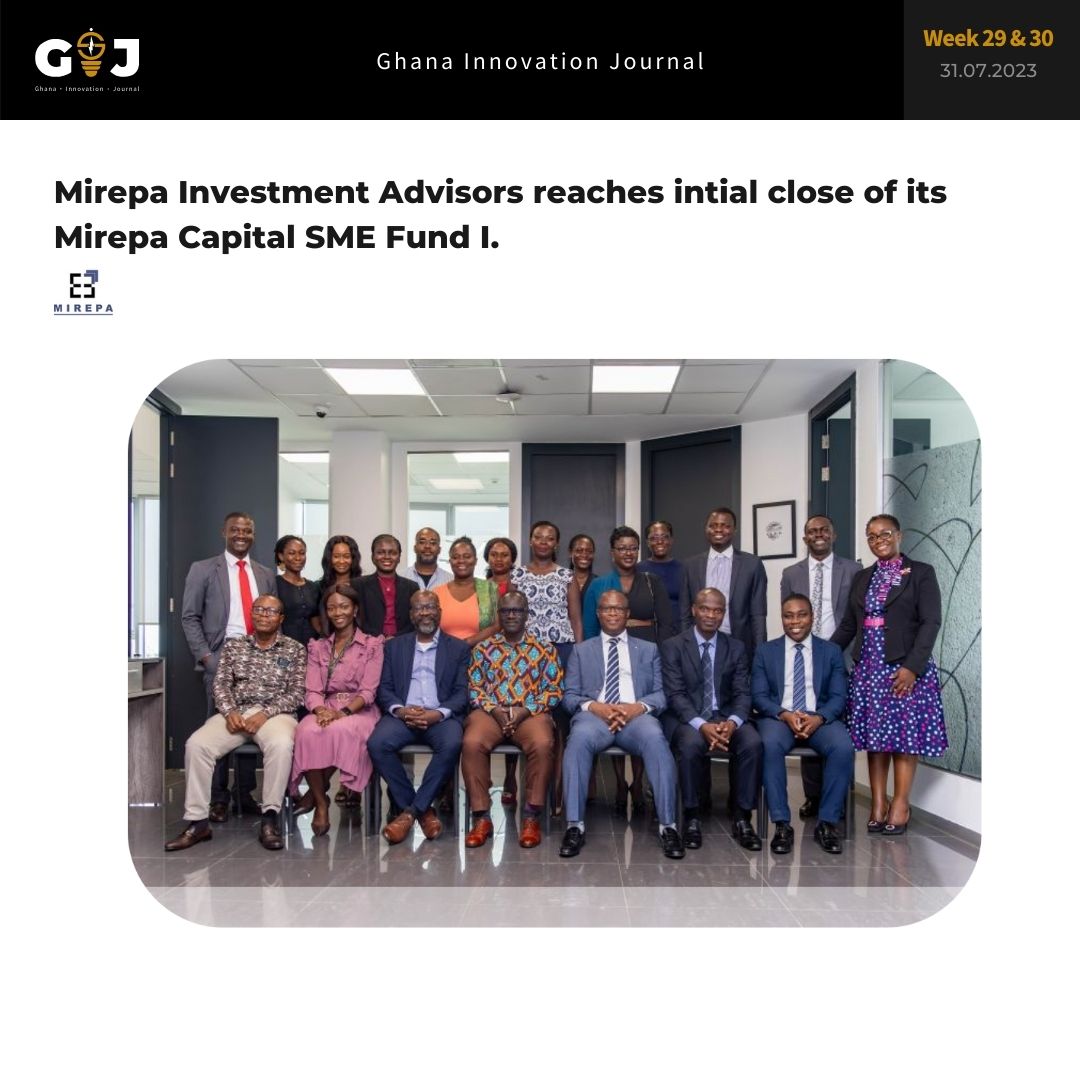 Mirepa Investment Advisors reaches intial close of its Mirepa Capital SME Fund I.