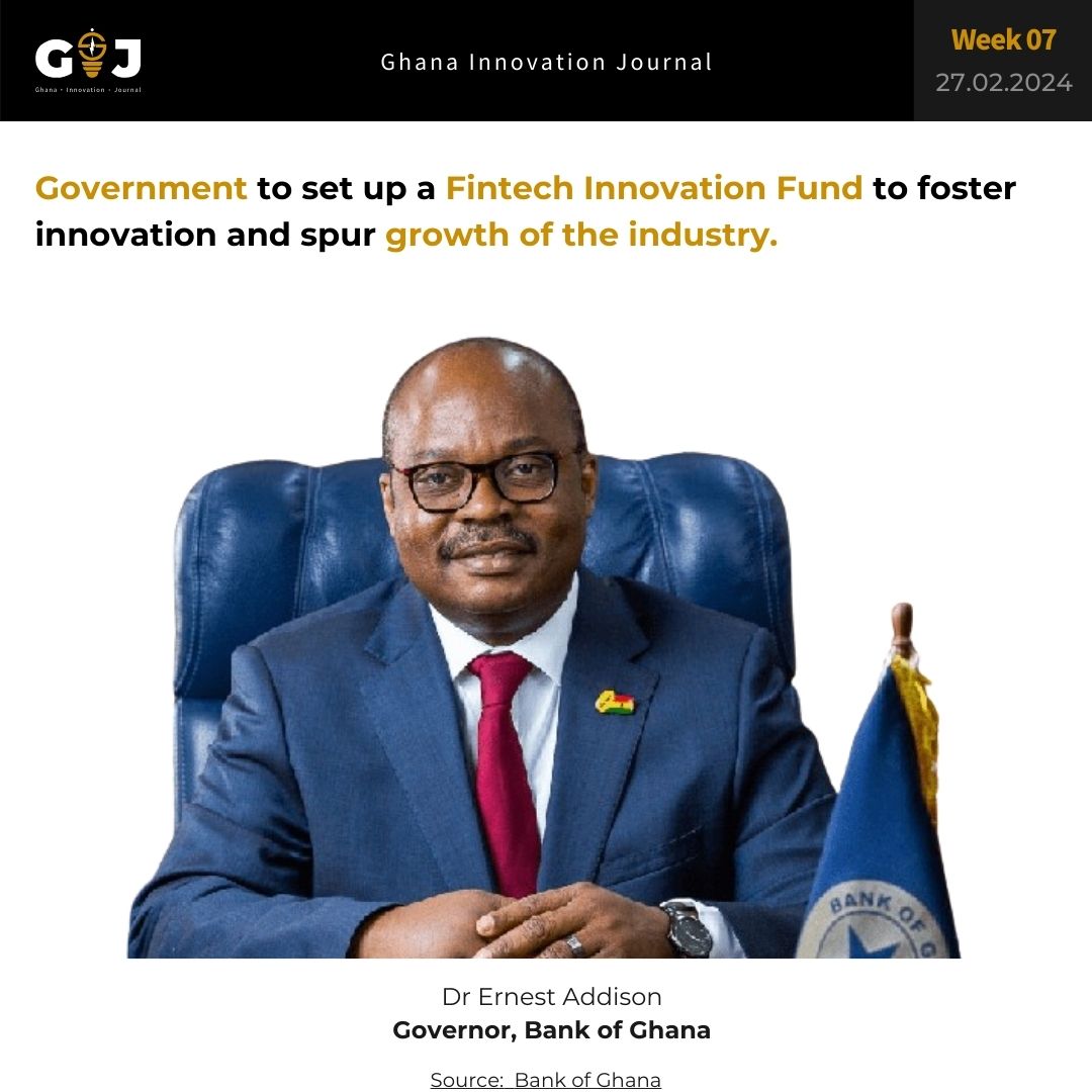 Government to set up a Fintech Innovation Fund to foster innovation and spur growth of the industry.