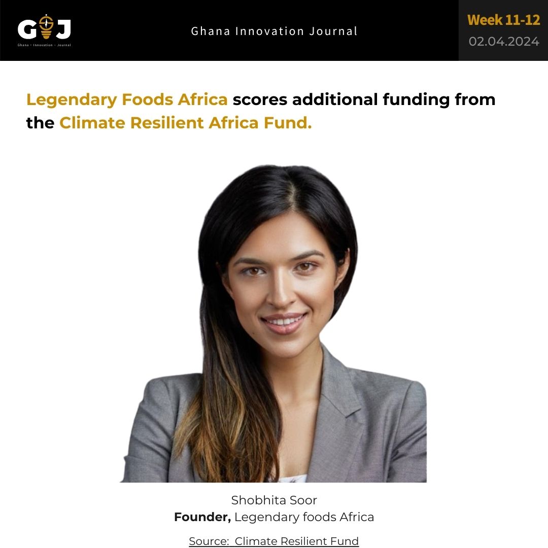 Legendary Foods Africa scores additional funding from the Climate Resilient Africa Fund.