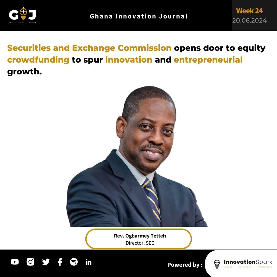 Securities and Exchange Commission opens door to equity crowdfunding to spur innovation and entrepreneurial growth.