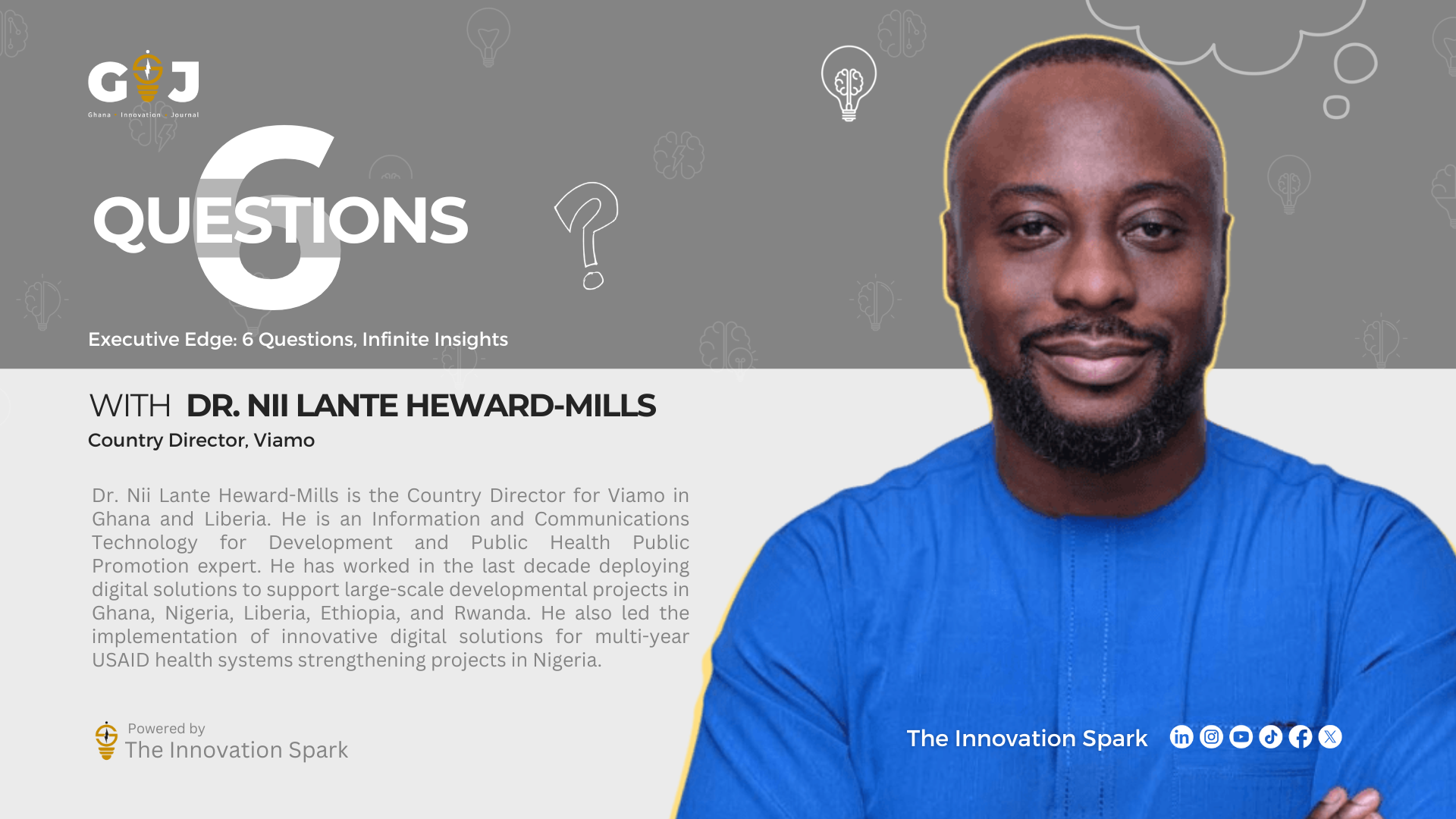 6 Questions with Dr. Nii Lante Heward-Mills (Country Director, Viamo)