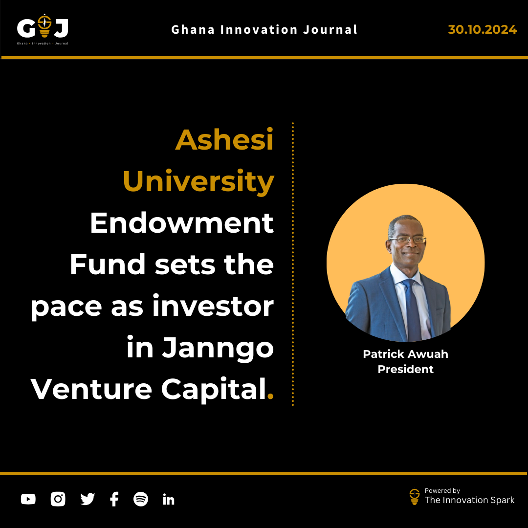 Ashesi University’s Endowment Fund sets the pace with investment in Janngo Capital.