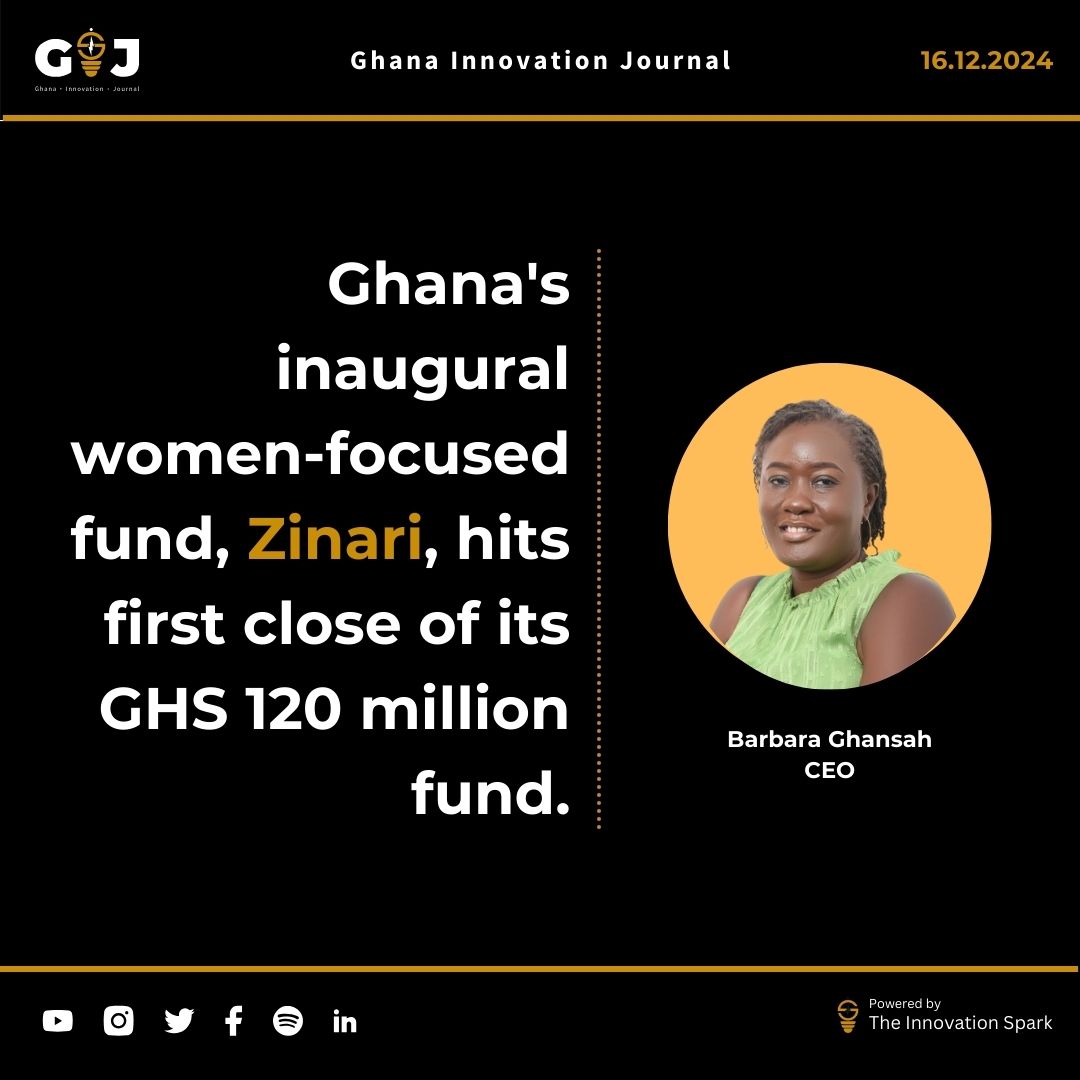 Ghana’s inaugural women-focused fund, Zinari, hits first close of its GHS 120 million fund.