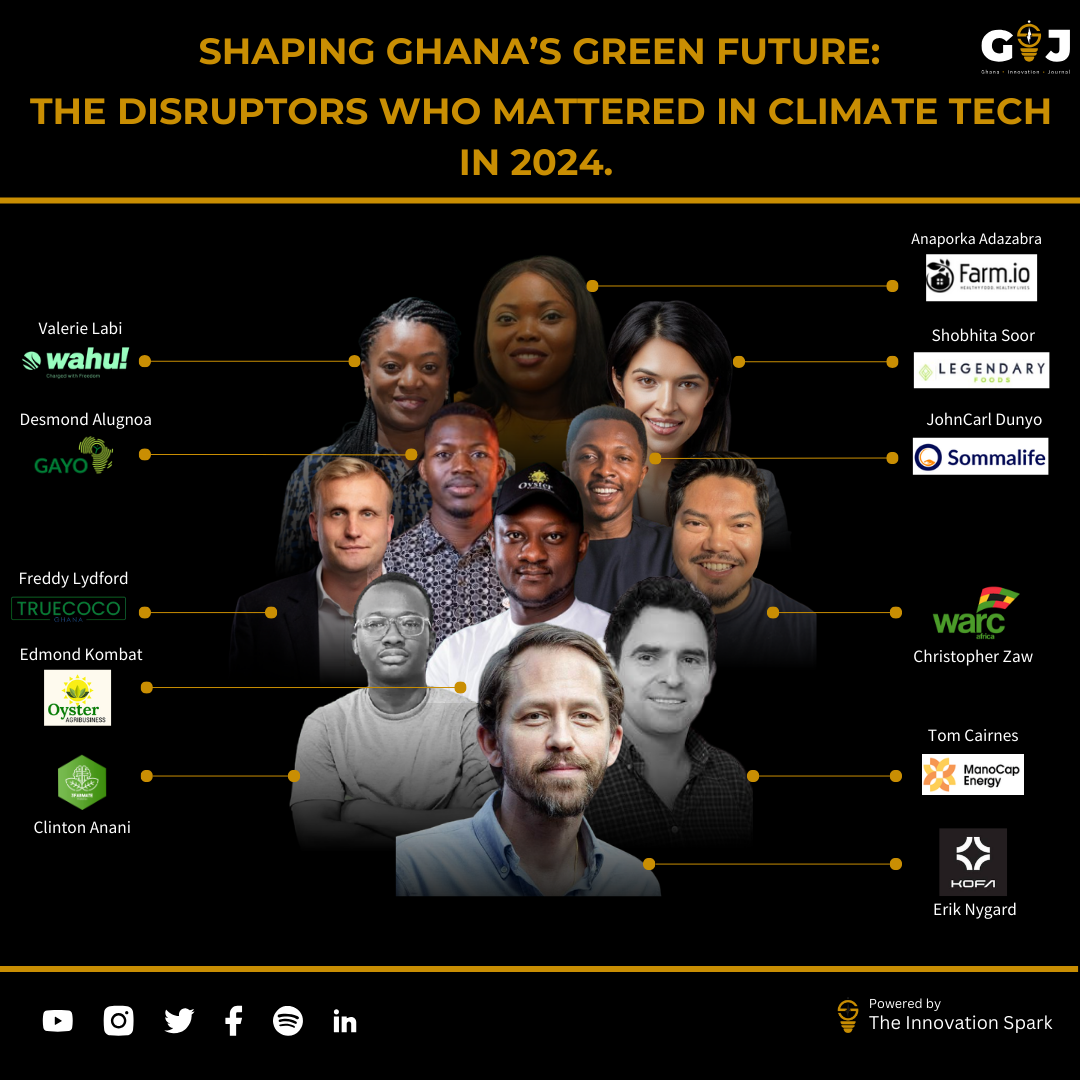 Shaping Ghana’s Green Future: The disruptors who mattered in climate tech in 2024. – Part 1