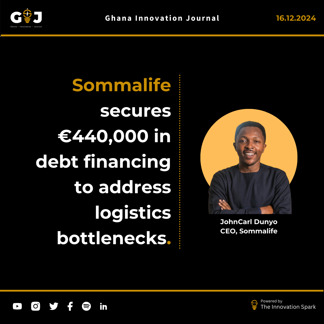 Sommalife secures €440,000 in debt financing to address operational logistical bottlenecks.