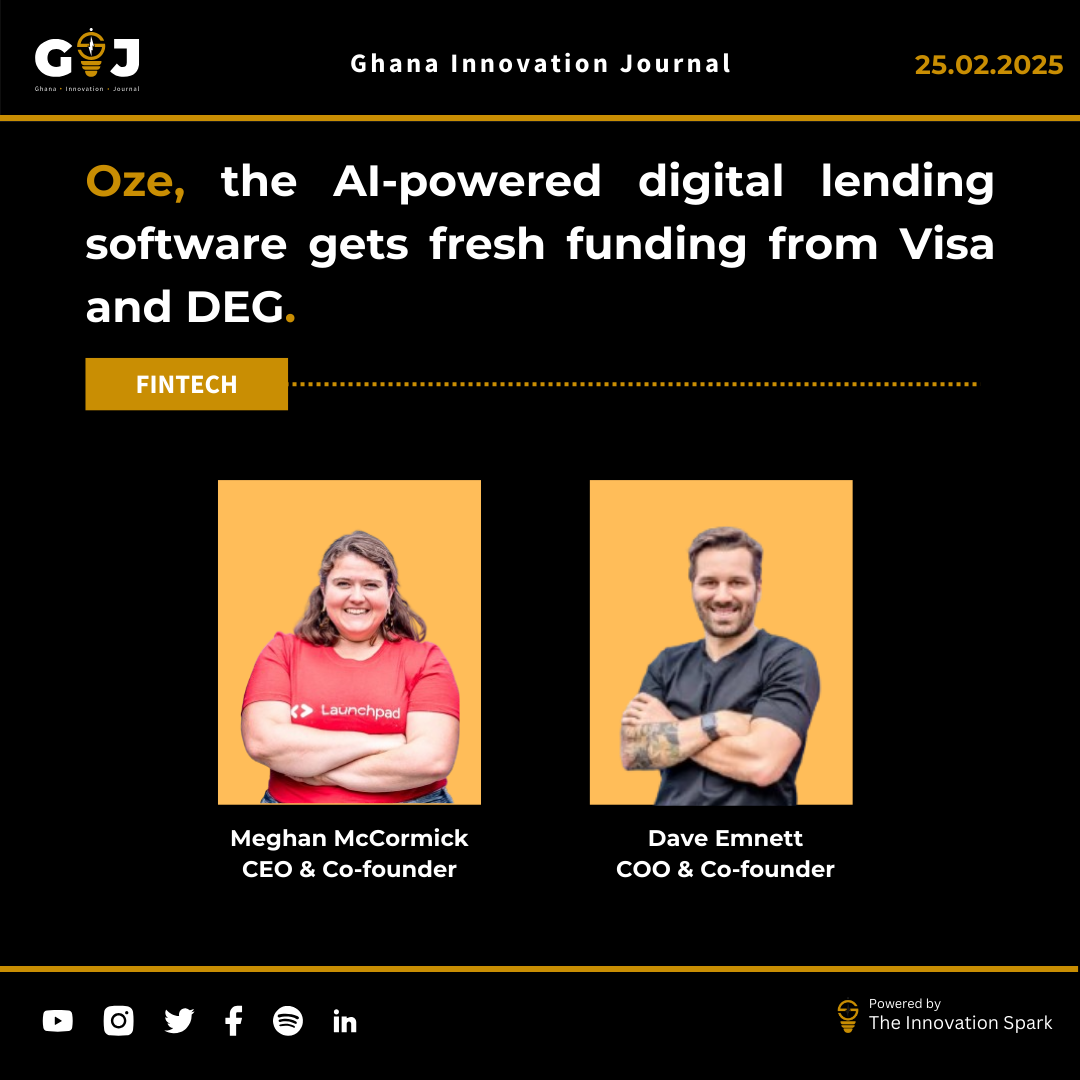 Oze, the AI-powered digital lending software gets fresh funding from  Visa and DEG.