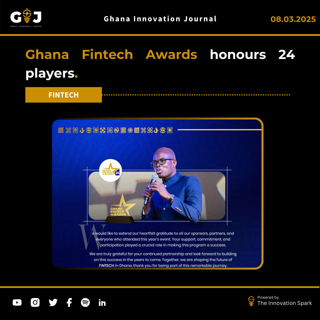 Ghana Fintech Awards honours 24 players.
