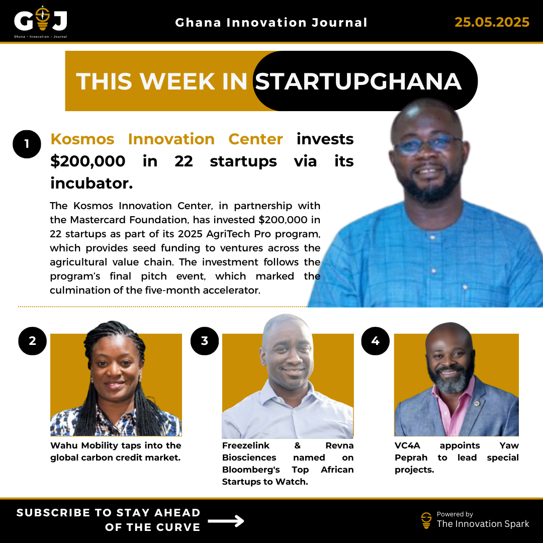 This Week in StartupGhana #40: KIC’s $200K bet | Wahu taps into the carbon credit market | Bloomberg’s Top 25 African Startups to Watch