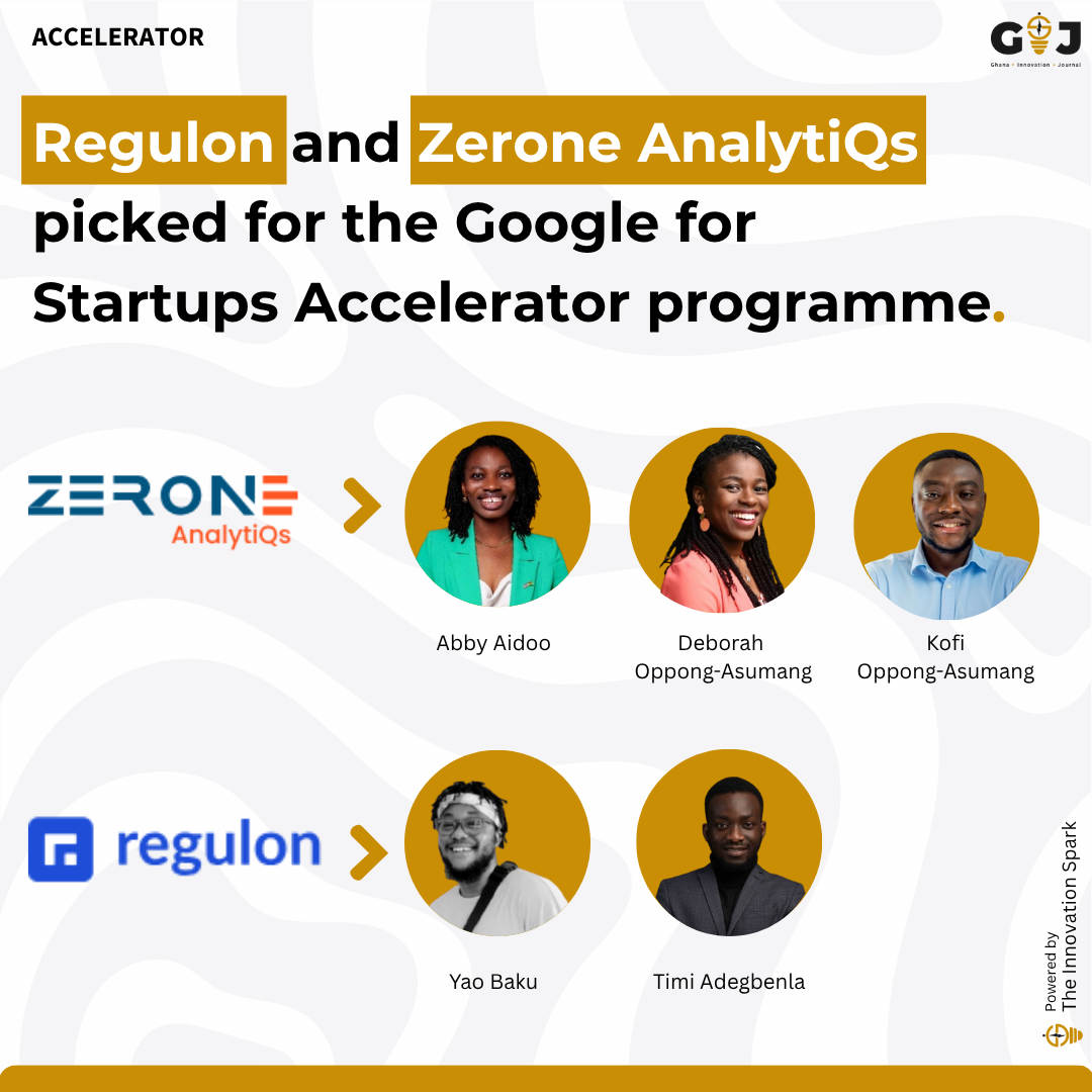 Regulon and Zerone AnalytiQs picked for the Google for Startups Accelerator programme.