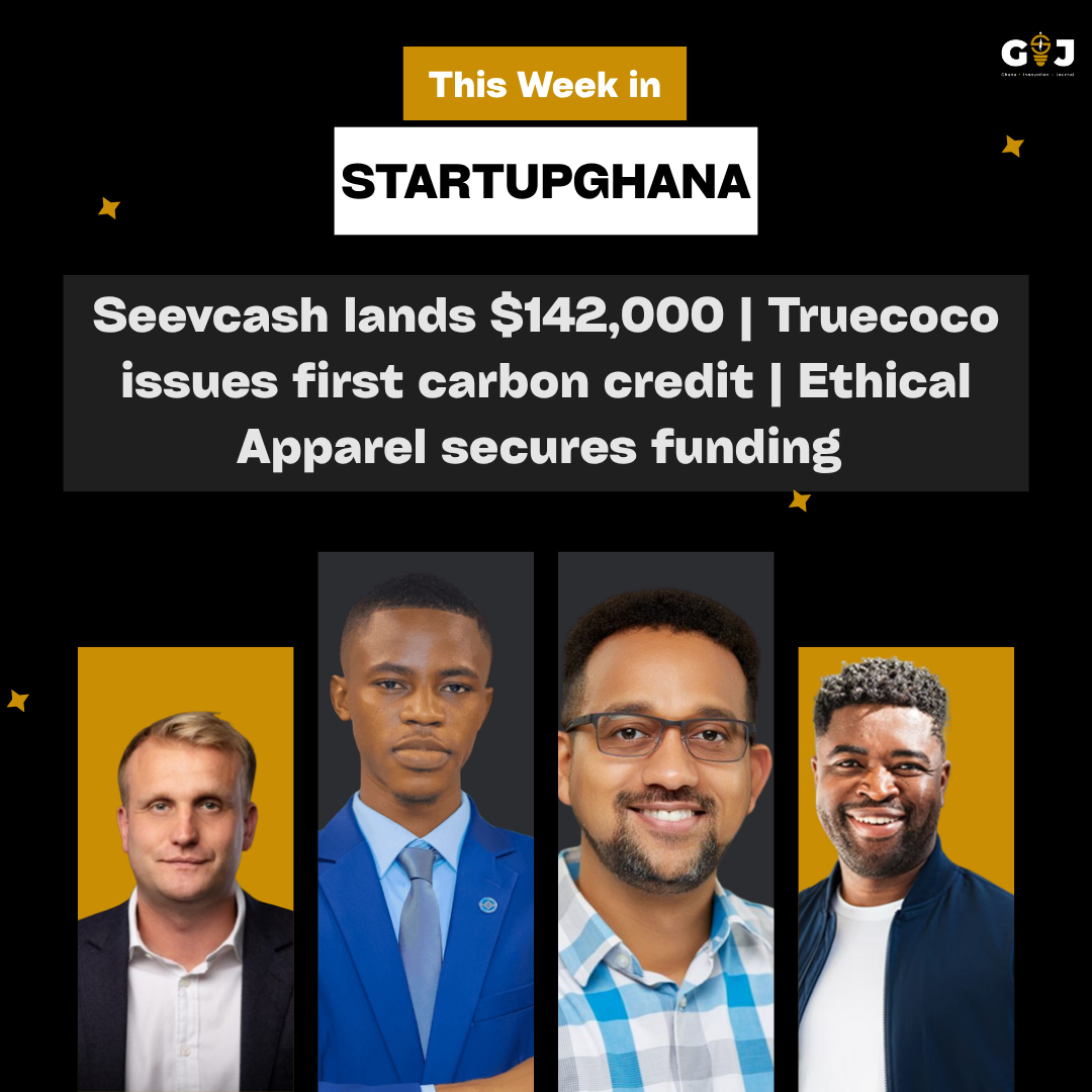 This Week in StartupGhana #54: Seevcash lands $142,000 | Truecoco issues first carbon credit | Akofresh’s solar-powered cooling tricycle