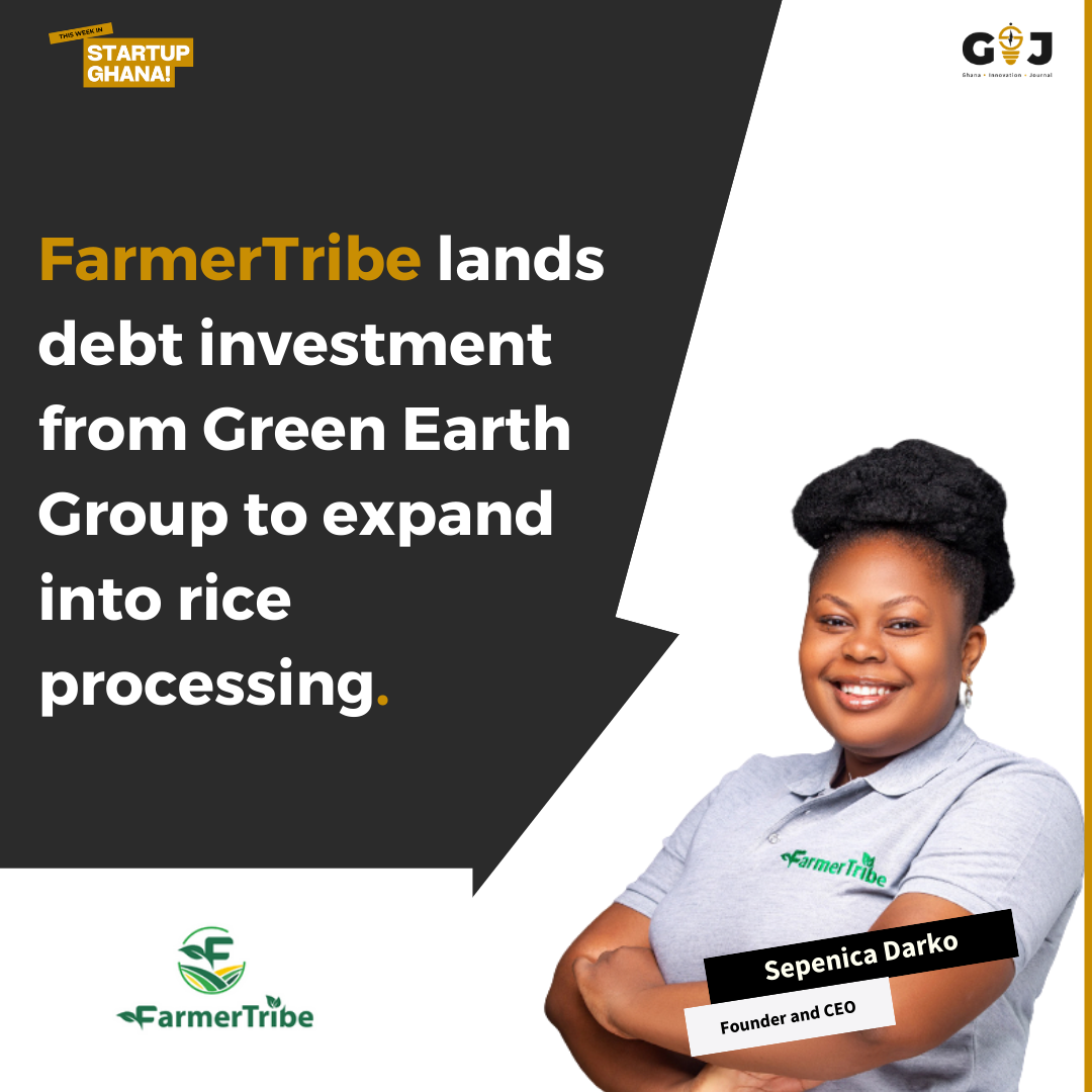 FarmerTribe lands debt investment from Green Earth Group to expand into rice processing.
